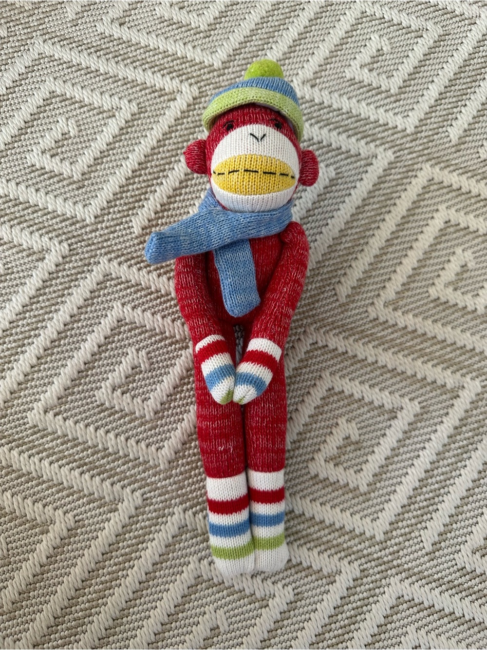 Seasons of Cannon Falls- Monkeez Sock Monkey with Magnetic Hands and Feet